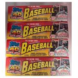 4 1991 Topps MLB complete 792 card sets