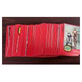 Large lot of 1977 Star Wars series 2 (red) cards