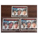 3 1967 Topps AL batting leaders #239