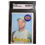 1969 Topps #260 Reggie Jackson RC SGC Authentic