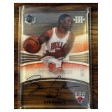 Ben Gordon 2005 Upper Deck Glass Autograph