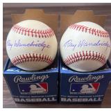 2 Ray Dandridge signed baseballs