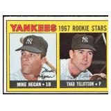 2 1967 Topps #553 Yankees Rookie Stars High #