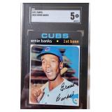 1971 Topps #525 Ernie Banks SGC 5