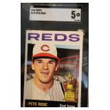 1964 Topps #125 Pete Rose RC SGC 5