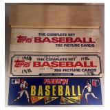 Mixed lot of MLB card boxes from the 80ï¿½s & 90ï¿½s