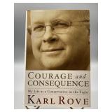 COURAGE AND CONSEQUENCE SIGNED BY AUTHOR KARL KOVE