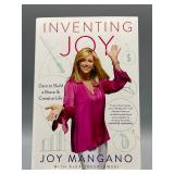 INVENTING JOY SIGNED BY AUTHOR JOY MANGANO