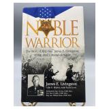 NOBLE WARRIOR SIGNED BY AUTHOR JAMES E LIVINGSTON