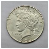 1922 PEACE DOLLAR - NO MINT MARK