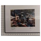 Framed & Matted Signed Photograph