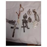 Religious Medal & Crucifix Lot