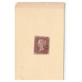 1841 Great Britain Penny Red Postage Stamp