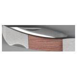 Wooden Scales Lock Back Pocket Knife