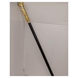 Gold Toned Wizard Staff / Sword Cane