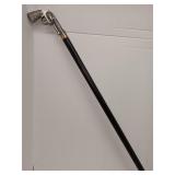 Pistol Handled Sword Cane with removable blade