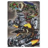 Rat Fink Car Toon Tin Sign