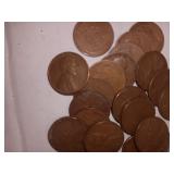 50 Assorted Date & Mint Mark Wheat Pennies