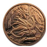 Norse Nidhogger 1 Oz. .999 Fine Copper Round