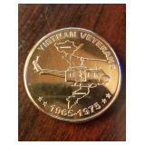 Vietnam Veteran 1 Oz. .999 Fine Copper Round