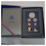 1986 S  US Prestige Coin Set w/ COA 90% Silver $