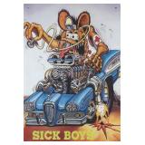 Rat Fink Tin Sign