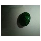 Cut & Faceted Brazilian Emerald Gemstone 13.8 ct