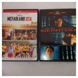 2 DVD Movies Previously Viewed in Cases