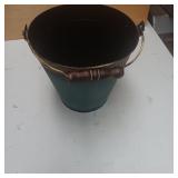 Painted Metal Bucket