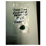 Brazilian Cut & Faceted Oval Emerald 9.85 carat