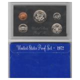 1972 S US Mint Proof Set, Boxed with COA