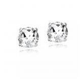 Genuine Topaz 925 Sterling Silver Stud Earrings