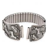 Vintage Sterling Silver Navajo Southwestern Band