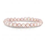 Pink Genuine Fresh Water pearl Stretch Bracelet