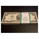 20 ($2) TWO DOLLAR BILLS UNCIRCULATED