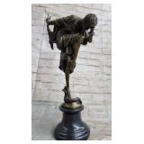 SIGNED BRONZE ART NOUVEAU DANCER CHIPARUS STATUE