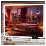 Hasipu Vanity Mirror with Lights, 40" x 32" LED