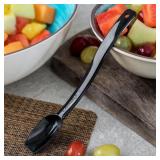 QTY12- Carlisle 10" Black Serving Spoon