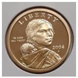 PROOF SACAGAWEA DOLLAR-2004-S