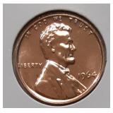 PROOF LINCOLN CENT-1964-P