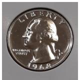 PROOF WASHINGTON QUARTER-1968-S