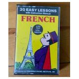 FRENCH 20 Easy Lessons Cassette W/Manual