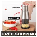 NEW Garlic Crusher Onion Chopper Multipeler