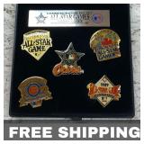 VINTAGE 1989-1993 MLB All-Star Game Pin Set