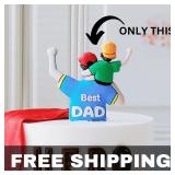 NEW Super Dad Cake Topper Party Cake Decoration