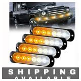 Qty9 12W 6LED Hazard Warning lights for Trucks