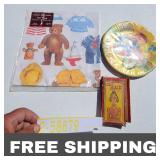 VTG Gordon Fraser Gift Presents- Bear Doll etc