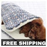 NEW Dogs Cats Blanket: Soft Coral Fleece Mat