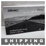 NEW 2023 GMC Acadia/Acadia Denali Owners Manual