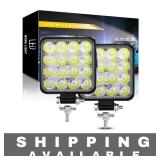 Qty2 48W Led Lighting 12-24V For Tractor Suv Truck